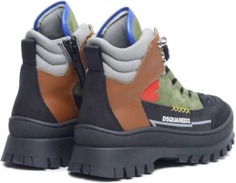 Dsquared2 Kids colour-block high-top sneakers Green