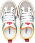 Dsquared2 Kids contrast-trim striped leather sneakers White - Thumbnail 3