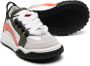 Dsquared2 Kids Crosta panelled leather sneakers White - Thumbnail 2