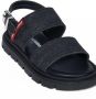 Dsquared2 Kids denim slingback sandals Black - Thumbnail 4