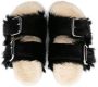 Dsquared2 Kids faux-fur buckled sandals Black - Thumbnail 3