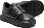Dsquared2 Kids Icon-embellished leather sneakers Black - Thumbnail 2