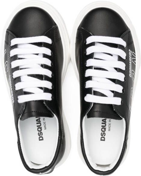 DSQUARED2 KIDS Icon logo-print sneakers Black