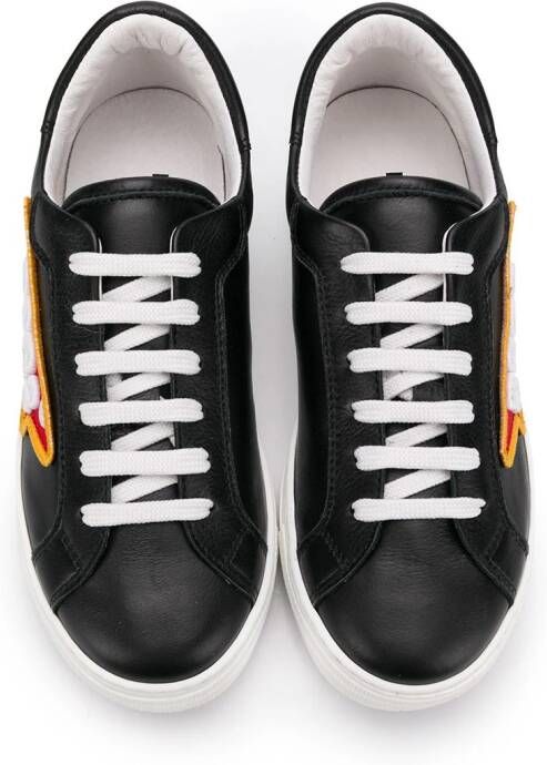 Dsquared2 Kids Icon patch-embellished sneakers Black