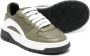 Dsquared2 Kids lace-up leather sneakers Green - Thumbnail 2