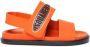 Dsquared2 Kids logo-appliqué slingback sandals Orange - Thumbnail 2