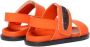Dsquared2 Kids logo-appliqué slingback sandals Orange - Thumbnail 3