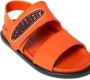 Dsquared2 Kids logo-appliqué slingback sandals Orange - Thumbnail 4