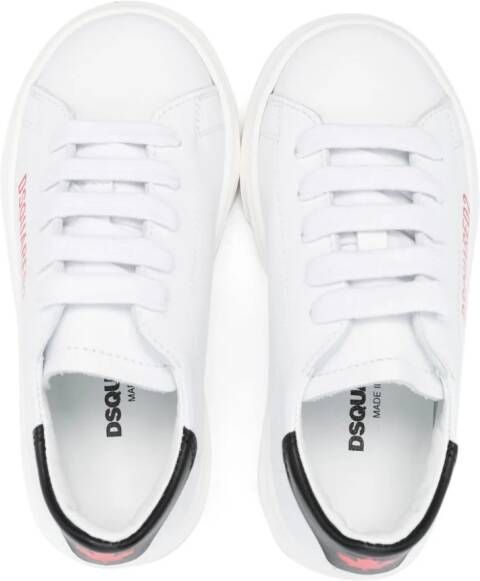 Dsquared2 Kids logo-print lace-up sneakers Black