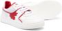 Dsquared2 Kids logo-print leather low-top sneakers White - Thumbnail 2