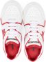 Dsquared2 Kids logo-print leather low-top sneakers White - Thumbnail 3