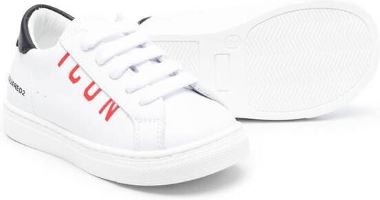 Dsquared2 Kids logo-print low-top sneakers White