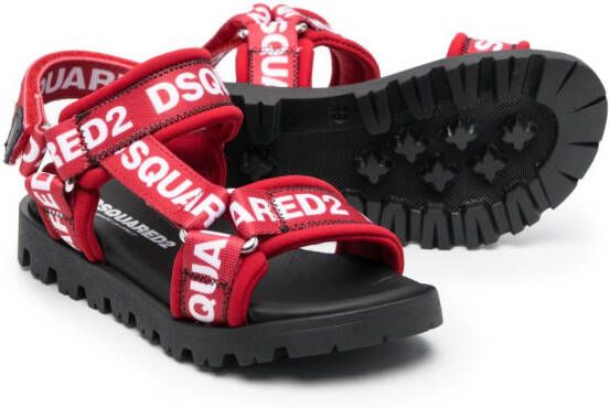 Dsquared2 Kids logo-print strap sandals