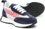 Dsquared2 Kids logo-print suede sneakers Blue - Thumbnail 2