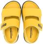 Dsquared2 Kids logo-print touch-strap sandals Yellow - Thumbnail 3