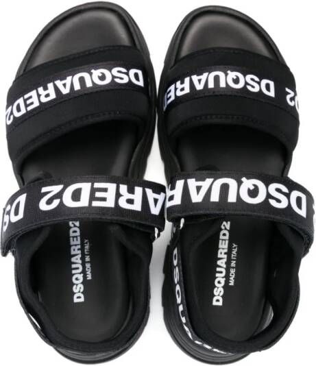 Dsquared2 Kids logo-strap sandals Black