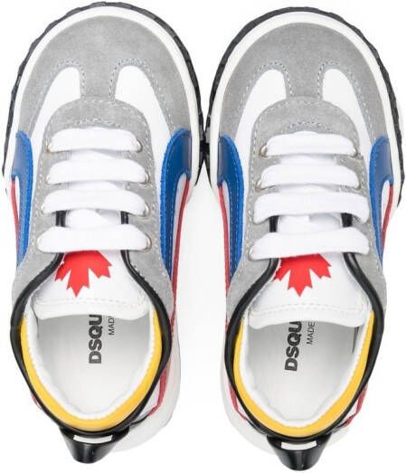 Dsquared2 Kids multicolour panelled sneakers White