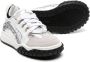 Dsquared2 Kids panelled leather sneakers Silver - Thumbnail 2