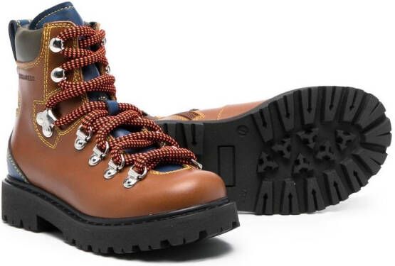 Dsquared2 Kids Runner lace-up boots Brown