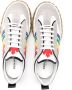 Dsquared2 Kids TEEN rainbow-stripe lace-up sneakers White - Thumbnail 3