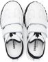Dsquared2 Kids touch-strap leather sneakers White - Thumbnail 3