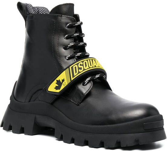 Dsquared2 lace-up ankle boots Black