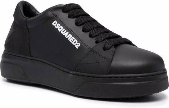 Dsquared2 leaf logo low-top sneakers Black