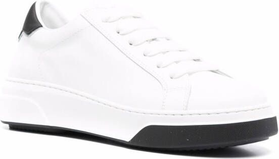 Dsquared2 leaf logo low-top sneakers White