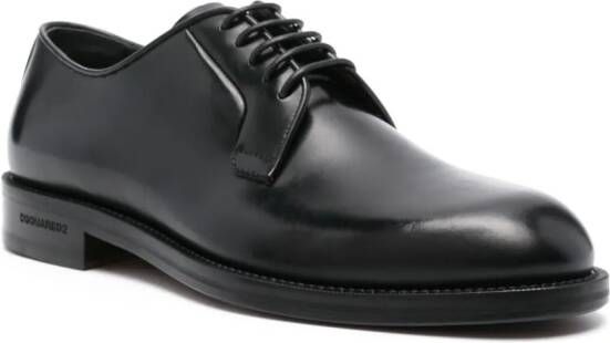 Dsquared2 leather Derby shoes Black