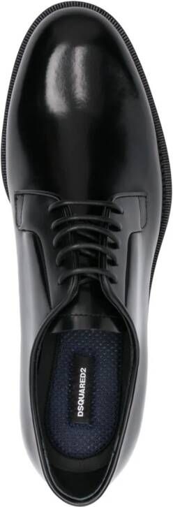 Dsquared2 leather Derby shoes Black