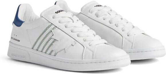 Dsquared2 logo-embellished leather sneakers White
