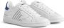 Dsquared2 logo-embellished leather sneakers White - Thumbnail 2