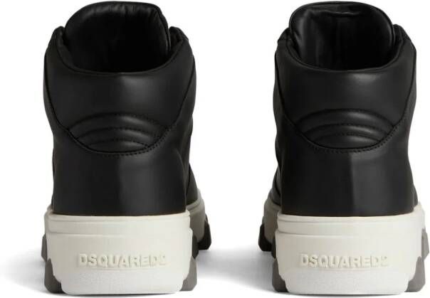 Dsquared2 logo-lettering high-top sneakers Black