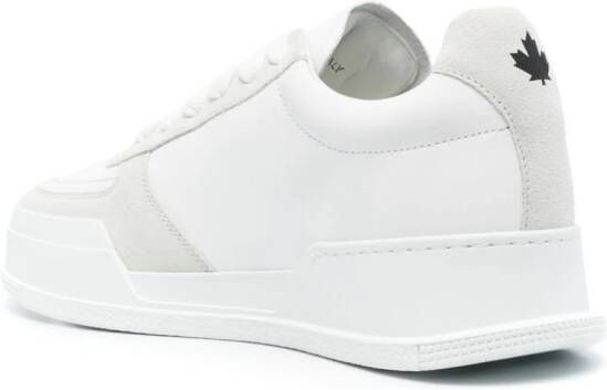 Dsquared2 Canadian leather sneakers White