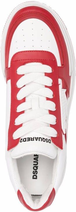 Dsquared2 logo-patch low-top sneakers White