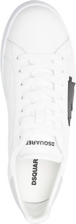 Dsquared2 logo-patch low-top sneakers White