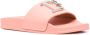 DSQUARED2 logo-plaque open-toe slides Pink - Thumbnail 2