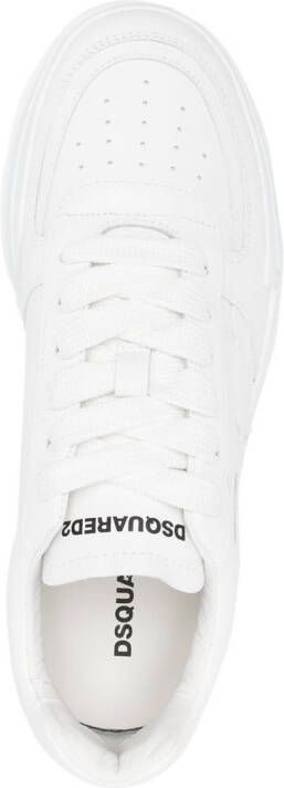 Dsquared2 logo-print lace-up sneakers White