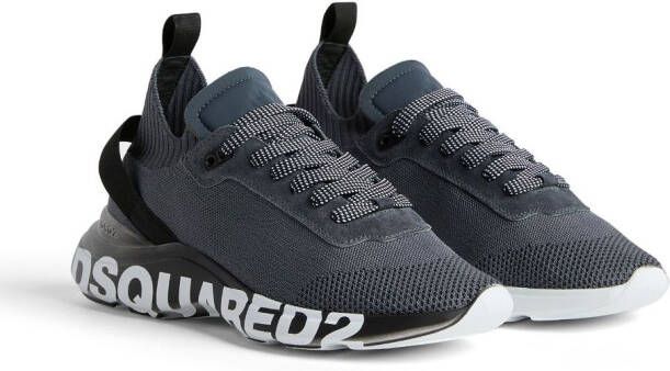 Dsquared2 logo-print low-top sneakers Grey