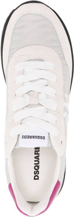 DSQUARED2 logo-print low-top sneakers Grey