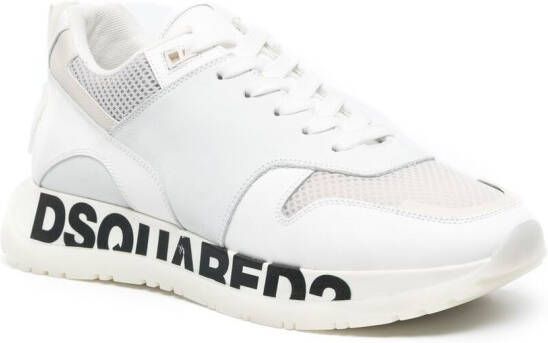 Dsquared2 logo-print low-top sneakers White