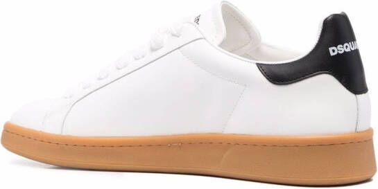 Dsquared2 logo-print low top sneakers White