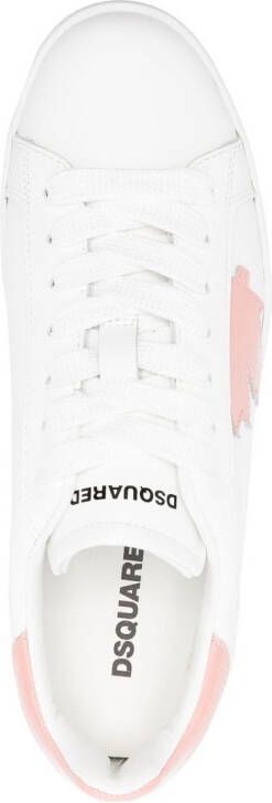 Dsquared2 logo-print low-top sneakers White