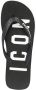 Dsquared2 logo-strap flip flops Black - Thumbnail 4