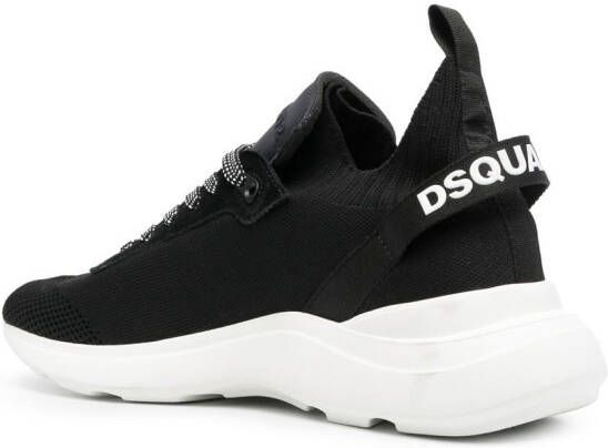 Dsquared2 logo-tape low-top sneakers Black