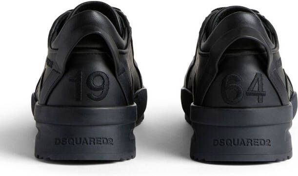 DSQUARED2 low-top leather sneakers Black