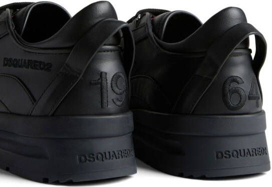 DSQUARED2 low-top leather sneakers Black