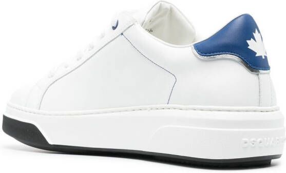 DSQUARED2 low-top leather sneakers White