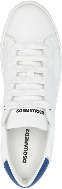 DSQUARED2 low-top leather sneakers White