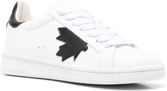 Dsquared2 maple-patch lace-up sneakers White